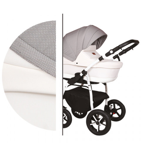 Baby Merc Zipy Q - wózek wielofunkcyjny, zestawac 2w1 z opcją 3w1 i 4w1 | 133C